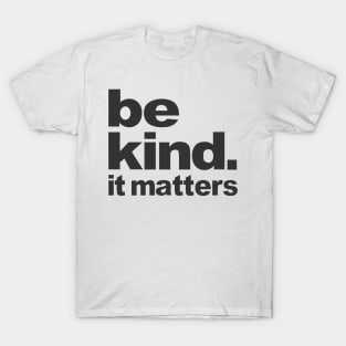 Be-Kind -- It Matters T-Shirt